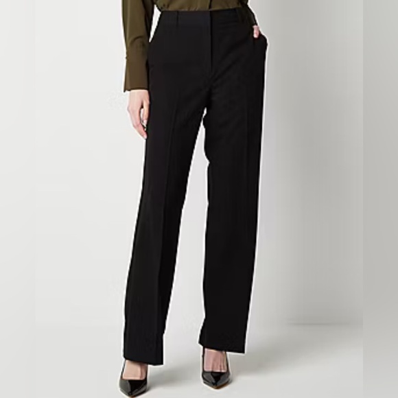 NWT Worthington High-Rise Black‎ Trousers Size 2PS - Picture 1 of 10